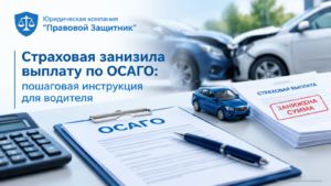 Страховая занизила выплату по ОСАГО пошатывая инструкция для водителя